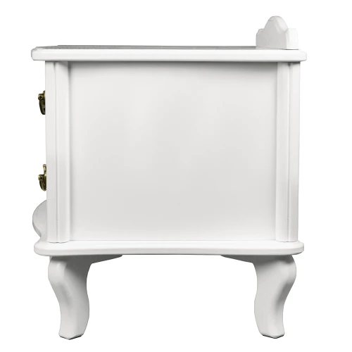 Тумбочка прикроватная Джульетта 2 ящ. молочный дуб