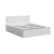 Кровать двойная с ящиками Бали, Белый шагрень
