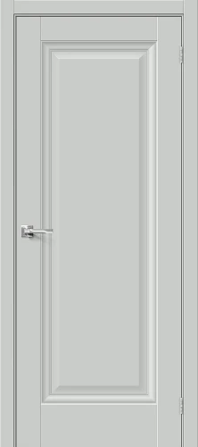 Межкомнатная дверь ПЭТ BRAVO Прима-0 Grey Silk