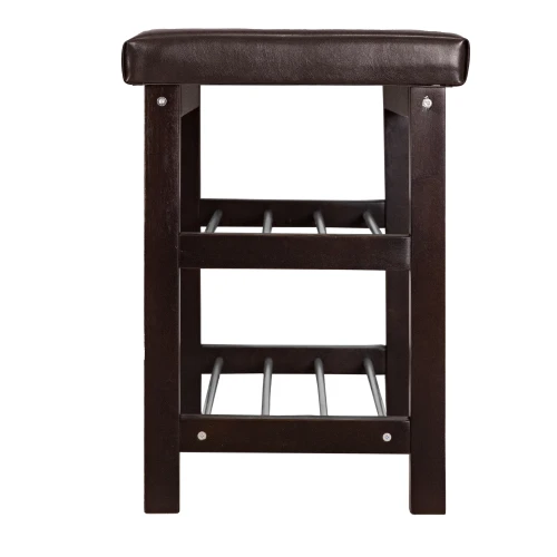 Банкетка BeautyStyle 4 темно-коричневый/экокожа коричневый