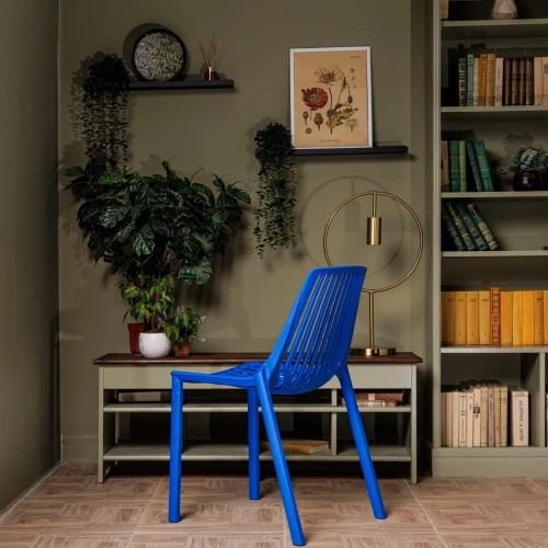 Пластиковый стул NICO синий