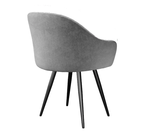 Стул DikLine 439 поворотный, TW09 светло-серый, ножки черные