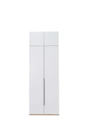 Шкаф Стефани 2, Дуб Крафт Золотой / Софт Белый