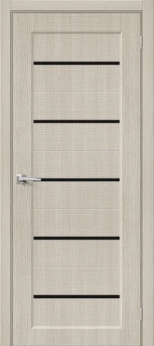 Межкомнатная дверь экошпон mr.wood Мода-22 Black Line Cream Melinga