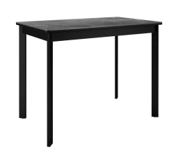 Стол DikLine LK90 Керамика Черный мрамор/подстолье черное/опоры черные