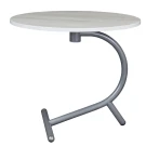 Стол журнальный Дуэт 14 дуб дымчатый/металлик