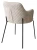 Стул AMARETTO VBP206 античный светло-бежевый, велюр без пальчикового эффекта /черный каркас, М-City