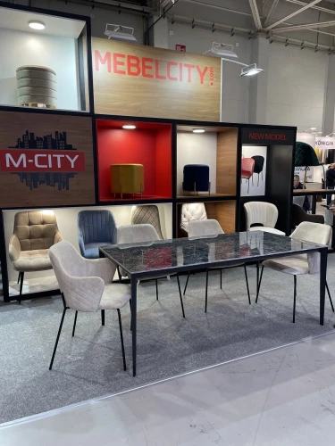 Стул AMARETTO VBP206 античный светло-бежевый, велюр без пальчикового эффекта /черный каркас, М-City