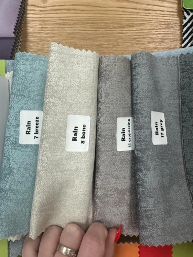 Стул ДИЛЛ, цвет RAIN 17 серый, велюр / черный каркас М-City