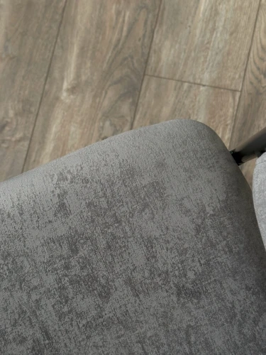 Стул ДИЛЛ, цвет RAIN 17 серый, велюр / черный каркас М-City