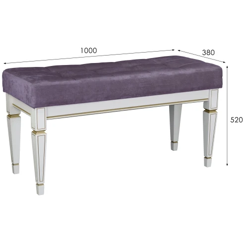 Банкетка Мерана ясень/ATLANTA LILAC