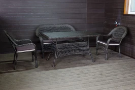 Садовый комплект из искусственного ротанга Мэдисон НЬЮ (Medison NEW) Lunch set с подушками на сиденье