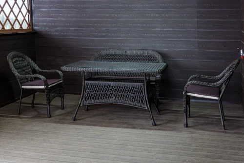 Садовый комплект из искусственного ротанга Мэдисон НЬЮ (Medison NEW) Lunch set с подушками на сиденье