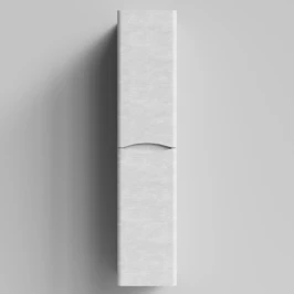 Пенал Адель 30 (2 двери) подвесной, Белый камень ПВХ 57805, правый