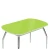 Стол «Ривьера» мини 90x60 стекло зеленый, опоры хром