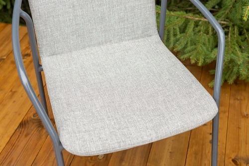 "Марокко" кофейный комплект из алюминия, цвет темно-серый