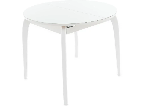 Обеденная группа (Стол Ривьера круг и 4 стула Коломбо-2), белый