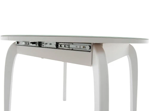 Обеденная группа (Стол Ривьера круг и 4 стула Коломбо-2), белый