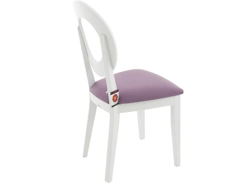 Обеденная группа (Стол Ривьера круг и 4 стула Коломбо-2), белый