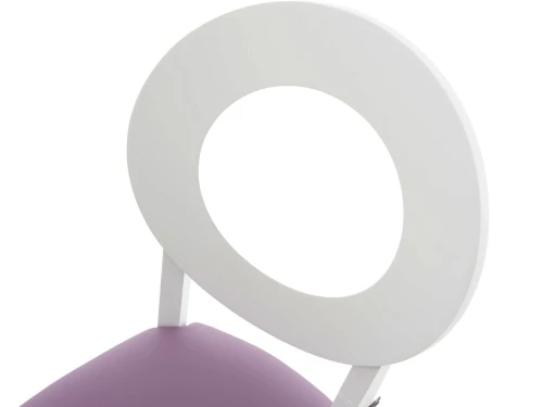 Обеденная группа (Стол Ривьера круг и 4 стула Коломбо-2), белый