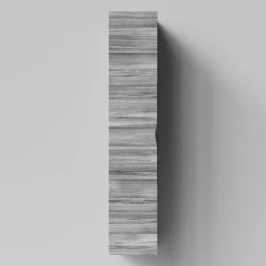 Пенал Марко 30 подвесной, дверь, ручки Черные, Лиственница структурная контрастно-серая ПВХ 64202, левый