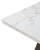 Стол BETIS 180 MATTE GILDED WHITE SOLID CERAMIC / Орех, ®DISAUR
