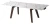 Стол BETIS 180 MATTE GILDED WHITE SOLID CERAMIC / Орех, ®DISAUR