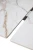 Стол BETIS 180 MATTE GILDED WHITE SOLID CERAMIC / Орех, ®DISAUR