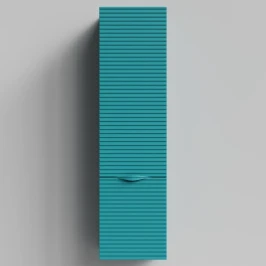 Пенал Эйфория 40 F7, пример RAL 5021 Водная синь, матовая, подвесной, левый