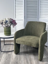 Кресло CUBE OTE SEA-360 Зеленый, ткань/каркас металл в тканевой обивке OTE SEA 360 ®DISAUR