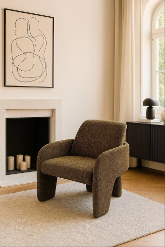 Кресло CUBE OTE SEA-360 Зеленый, ткань/каркас металл в тканевой обивке OTE SEA 360 ®DISAUR