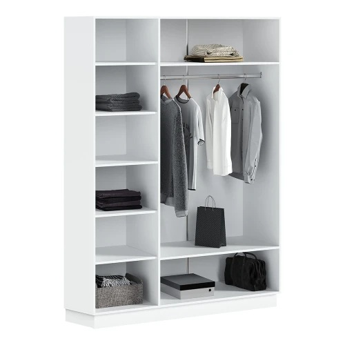 Шкаф трехстворчатый Магнолия, Белый глянец холодный