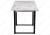 Стол деревянный Мебель России Форли бетон / черный матовый Woodville