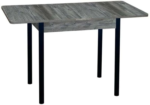 Эко 80х60 стол обеденный раскладной / пасадена/черный