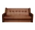 Диван СЕНАТОР 120 коричневый ППУ