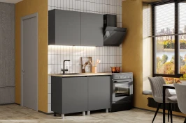 Модульная кухня Денвер 1,2 м, Графит