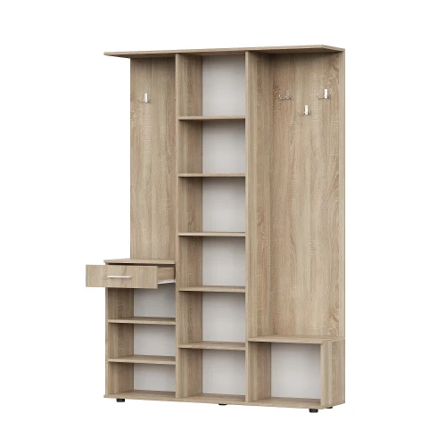 Прихожая ПР 1, Дуб сонома, Белый