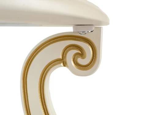 Стол журнальный Грация (С) слоновая кость/золото