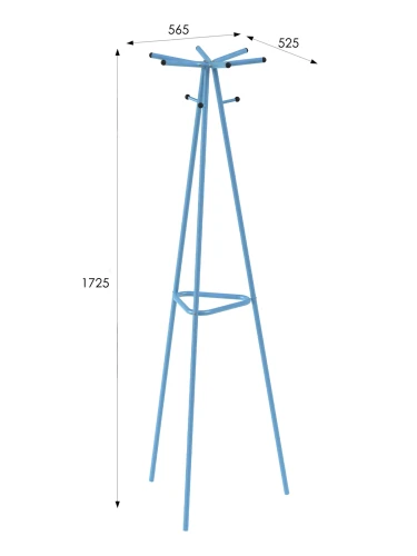 Вешалка напольная Галилео 217 голубой