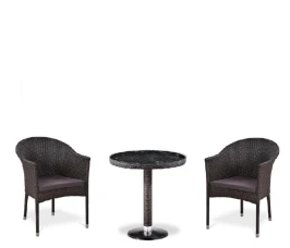 Комплект плетеной мебели T601/Y350A-W53 Brown (2+1)