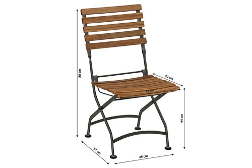 Стул из акации LATA складной