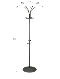Вешалка напольная Пико 4 серый бетон