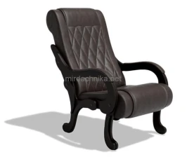 Кресло «Айскрим» из экокожи  -  Dark_brown