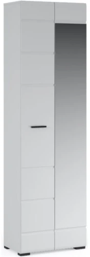 Шкаф «Йорк» 2д, Белый/белый глянец