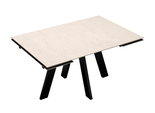 Стол DikLine DM140 Хромикс белый/опоры черные