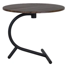 Стол журнальный Дуэт 14 дуб маррон/черный