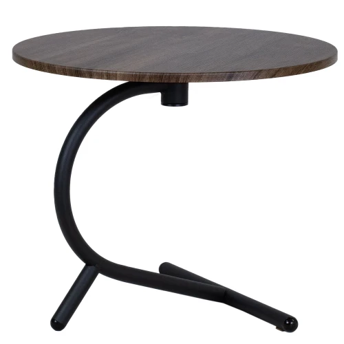 Стол журнальный Дуэт 14 дуб маррон/черный