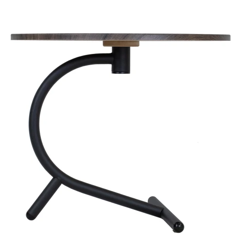 Стол журнальный Дуэт 14 дуб маррон/черный