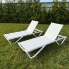 Комплект шезлонгов ENZO в белом цвете