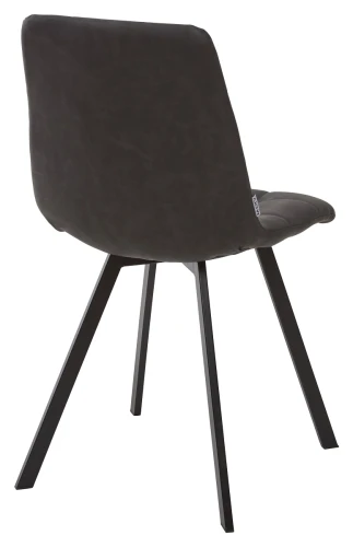 Стул CHILLI SQUARE RU-08 антрацит, PU / черный каркас М-City